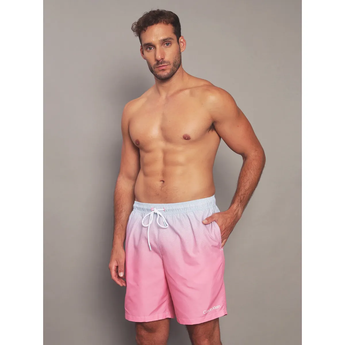 CALVIN KLEIN - Traje de Baño Gradient Dot Rosa Calvin Klein