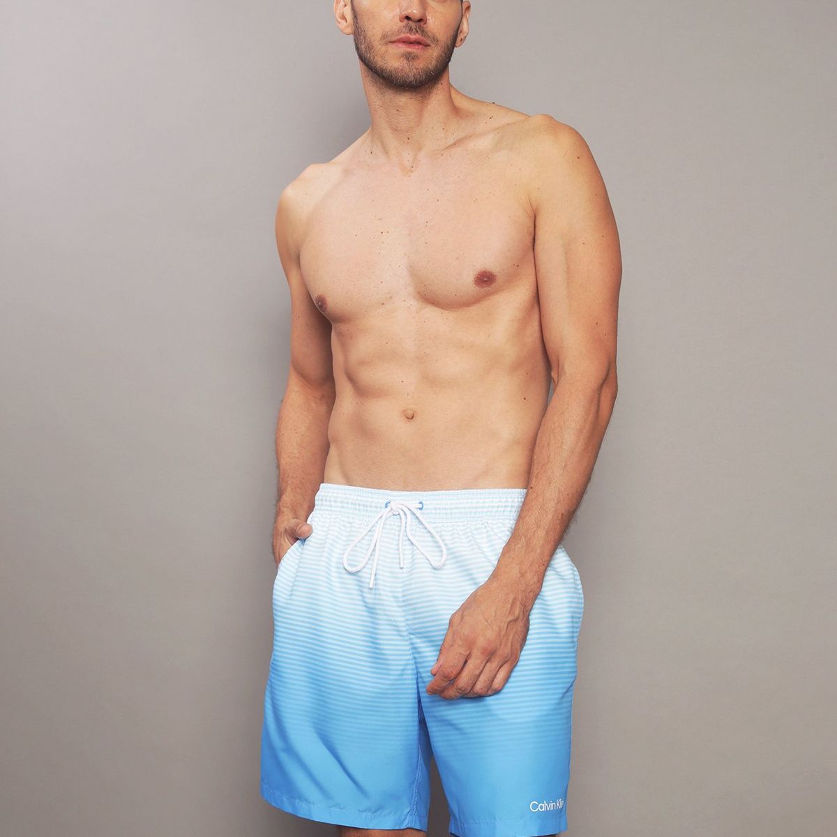 CALVIN KLEIN - Traje de Baño Gradiend Stripe Multicolor Calvin Klein