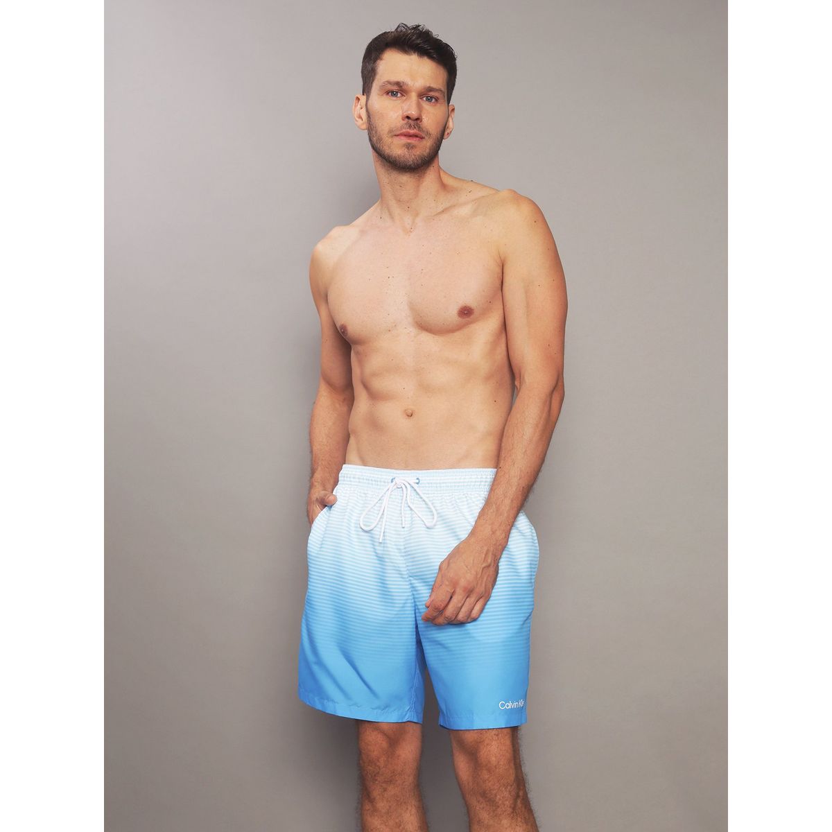 CALVIN KLEIN - Traje de Baño Gradiend Stripe Multicolor Calvin Klein