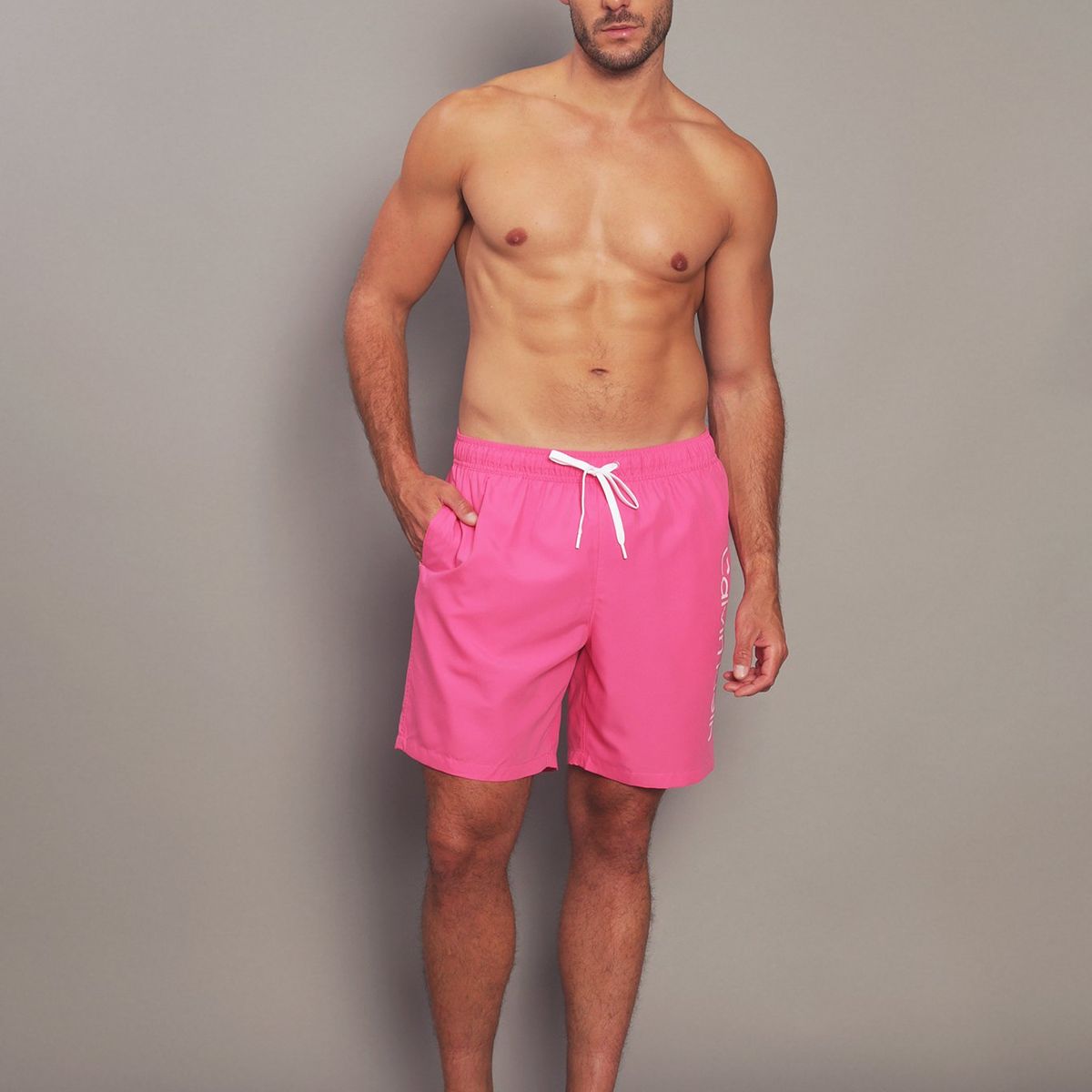 CALVIN KLEIN - Traje de Baño Core Solids Fucsia Calvin Klein