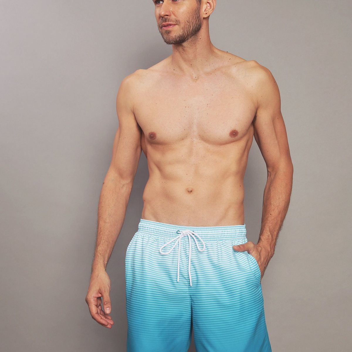 CALVIN KLEIN - Traje de Baño Gradiend Stripe Multicolor Calvin Klein