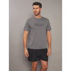 CALVIN KLEIN - Polera Rash Guard Gris