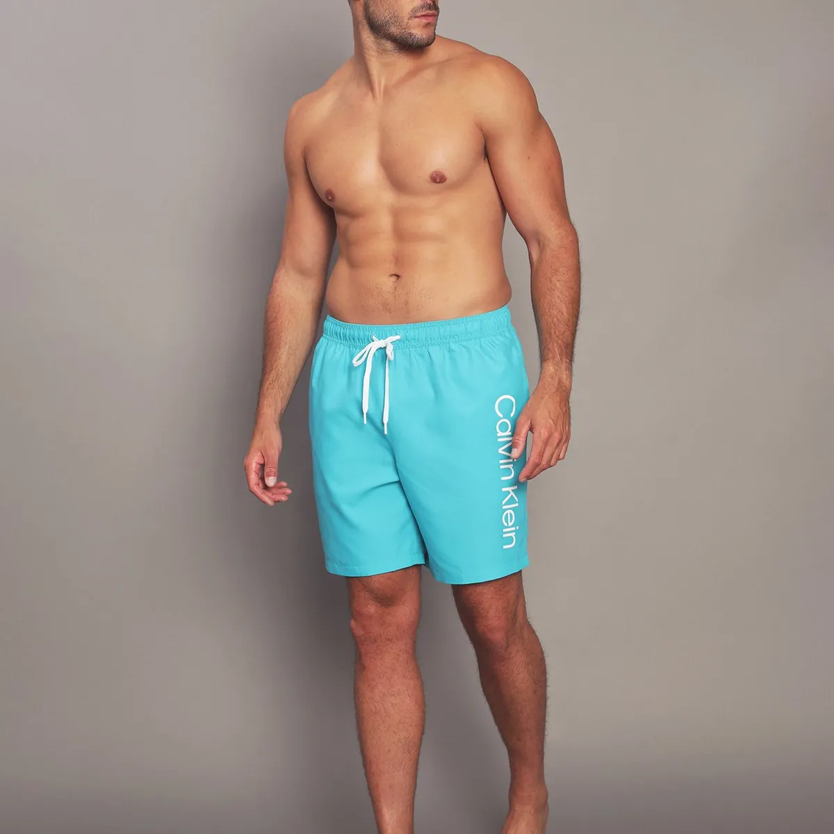 CALVIN KLEIN - Traje de Baño Core Solids Celeste Calvin Klein