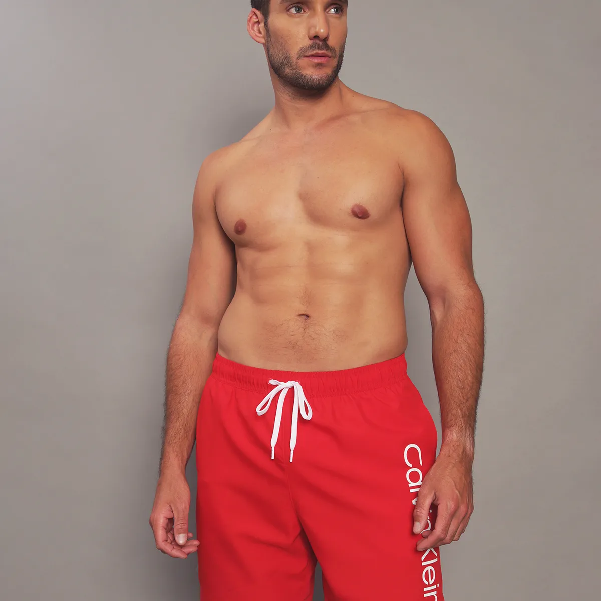 CALVIN KLEIN - Traje de Baño Core Solids Rojo Calvin Klein