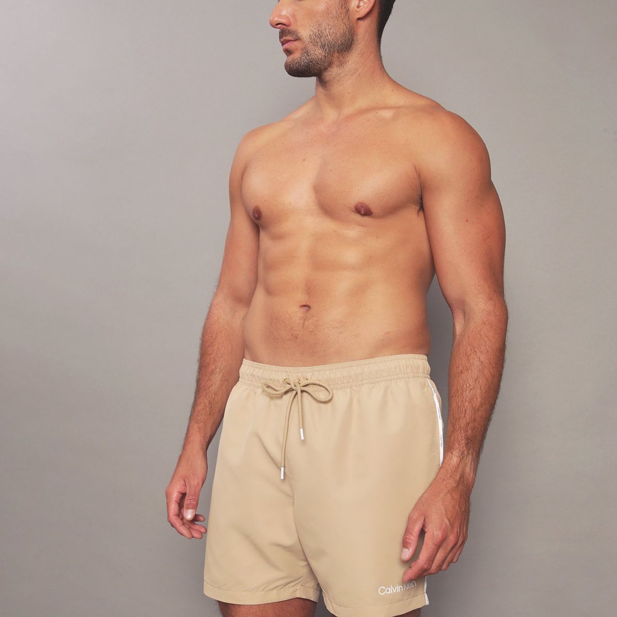 CALVIN KLEIN - Traje de Baño Modern Euro Beige Calvin Klein