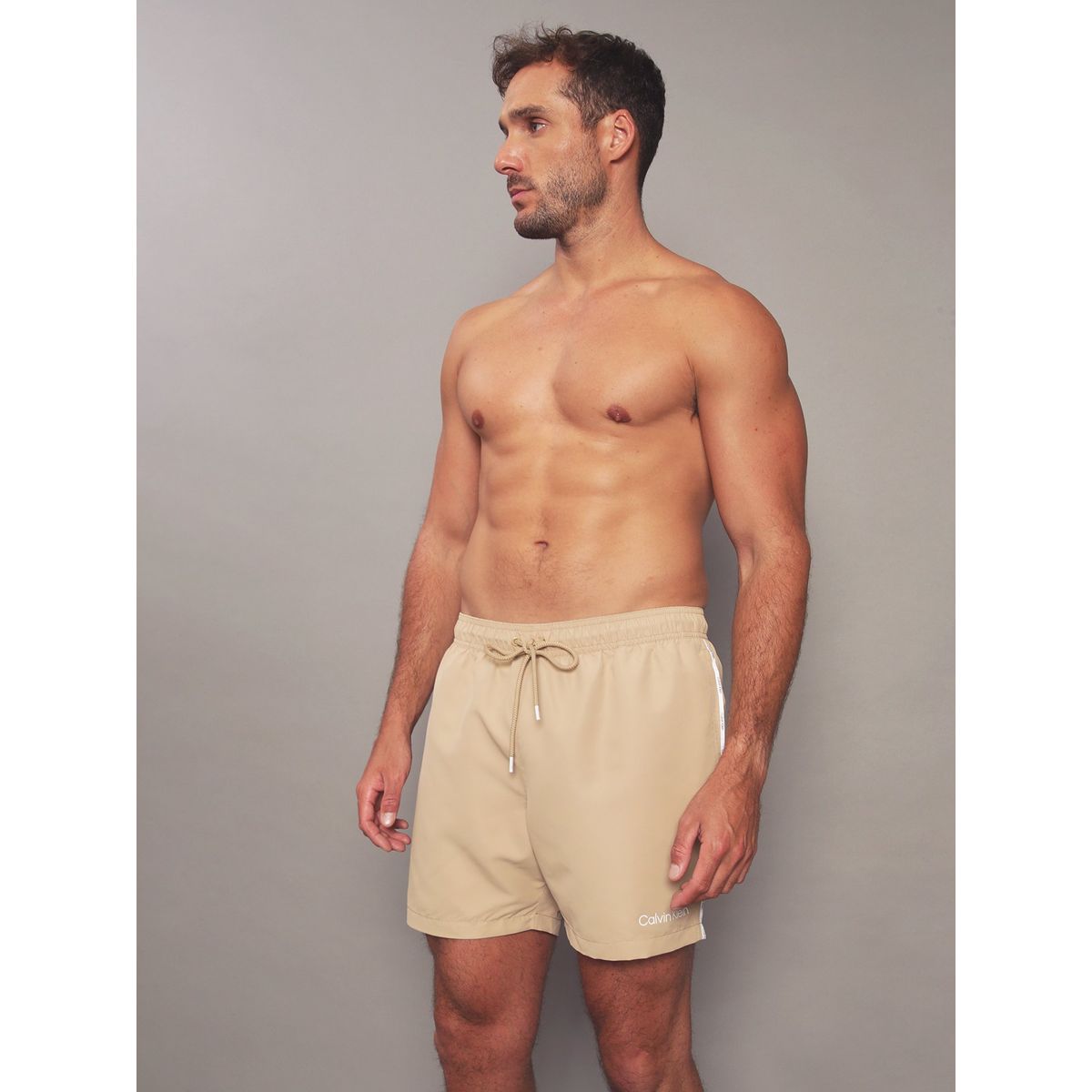 CALVIN KLEIN - Traje de Baño Modern Euro Beige Calvin Klein