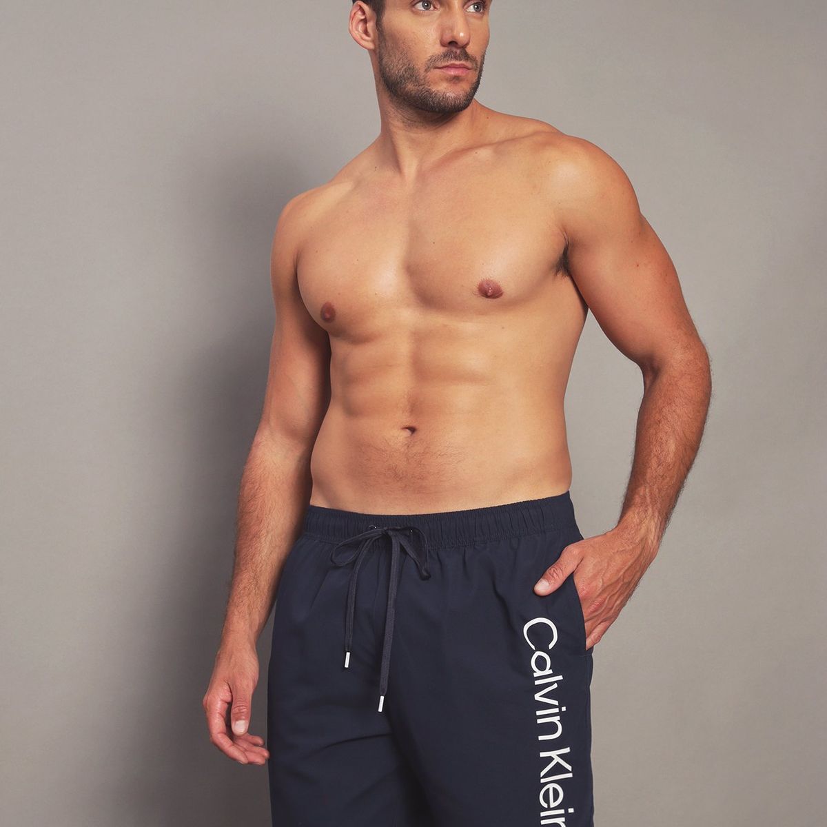 CALVIN KLEIN - Traje de Baño Core Solids Azul Calvin Klein