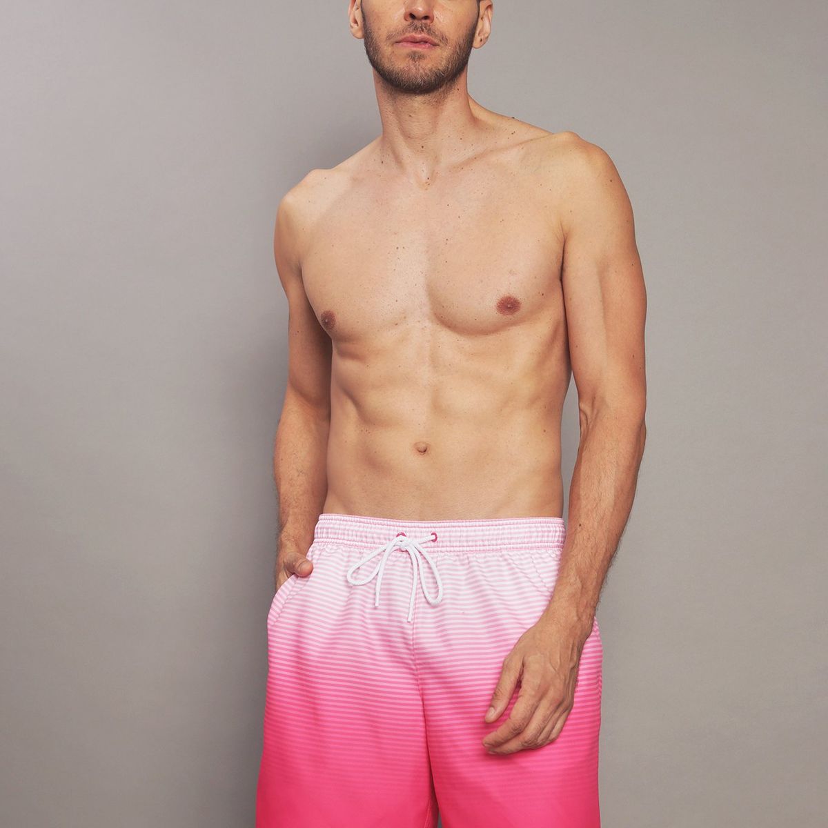 CALVIN KLEIN - Traje de Baño Gradiend Stripe Multicolor Calvin Klein