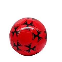 OEM - Balon de fútbol cosido a máquina rojo
