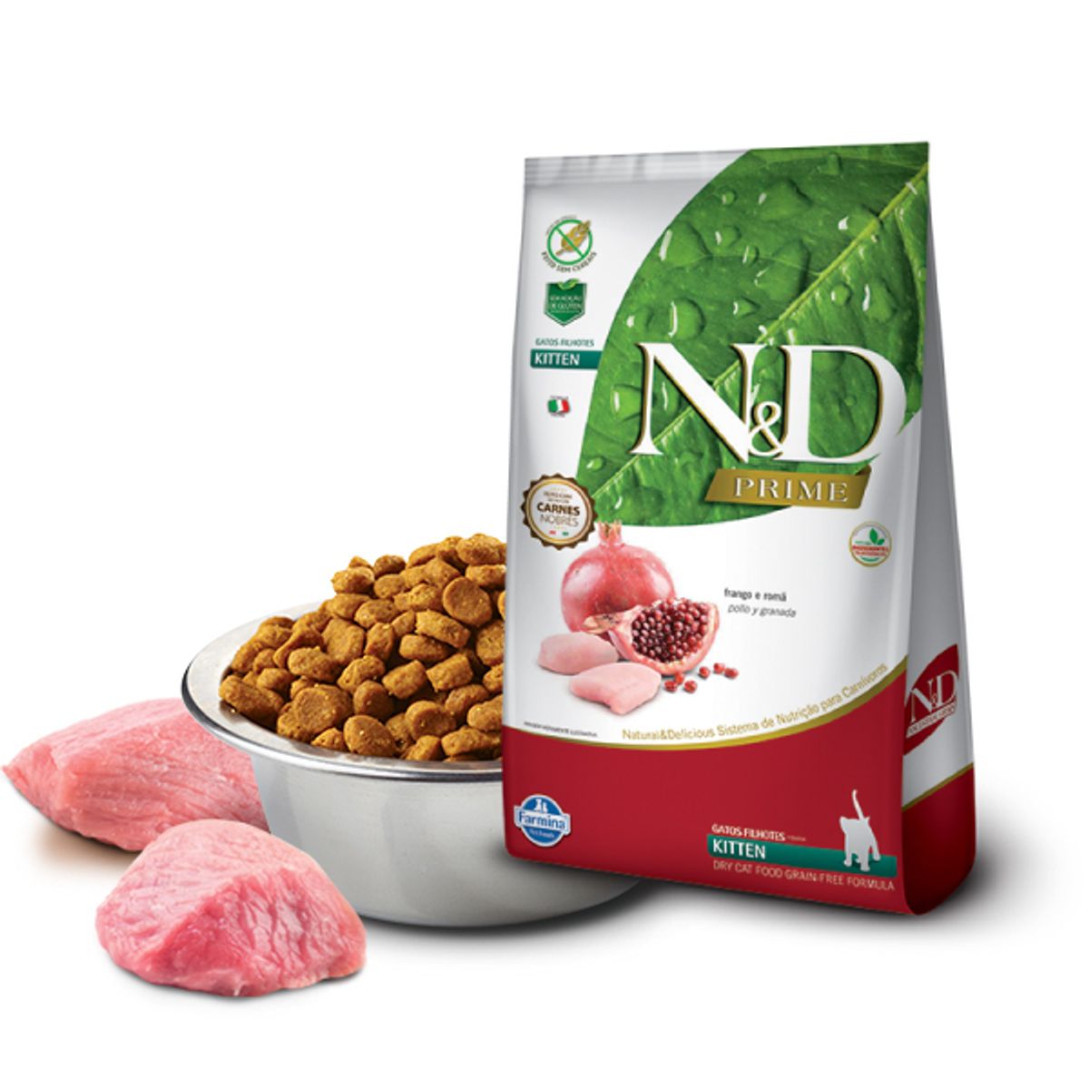 N&D - Alimento N&D Prime Pollo y Granada Kitten 7.5Kg