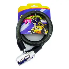 GENERICO - Cadena de Seguridad con Alarma para Moto y Bicicleta 1.30m
