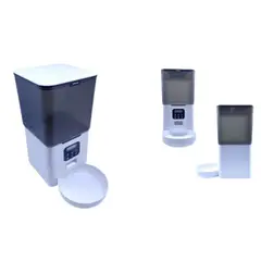 GENERICO - Dispensador Automatico De Comida Mascotas Voz Temporizador 4L