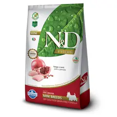 N&D - Prime Alimento Pollo y Granada Perro Mini Adult 2.5Kg