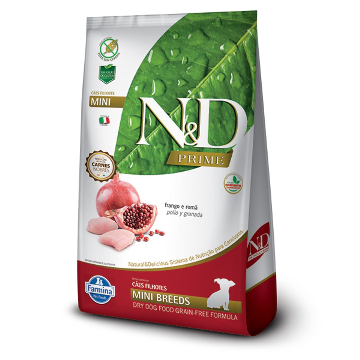 N&D - Alimento N&D Prime Pollo y Granada Perro Mini Puppy 2.5Kg