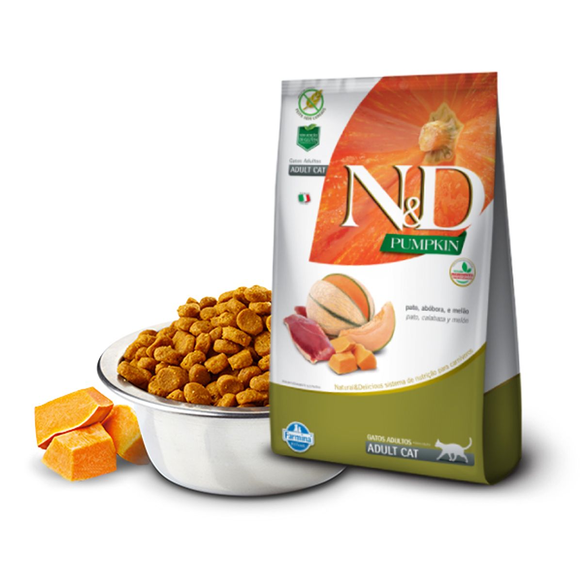 N&D - Alimento N&D Pumpkin Pato para Gato Adulto 7.5Kg