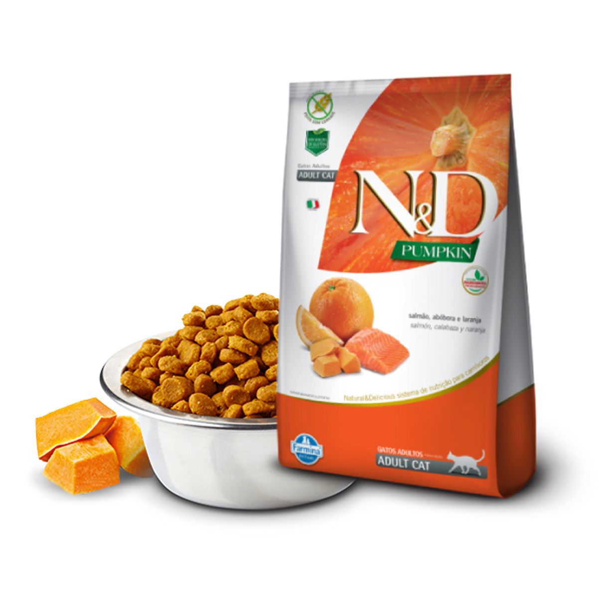 N&D - Alimento N&D Pumpkin Salmon para Gato Adulto 1.5Kg