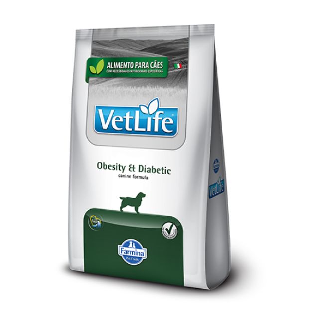 VETLIFE - Alimento Vet Life Obesity & Diabetic Perro 2Kg