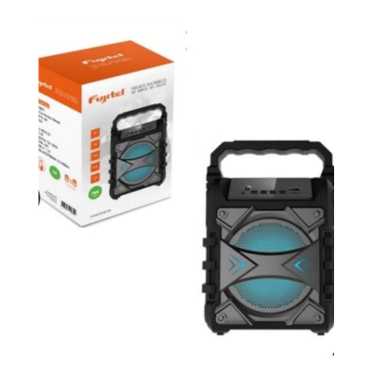 FUJITEL - Parlante Fujitel Recargable Bt 5w 4 Negro Bluetooth