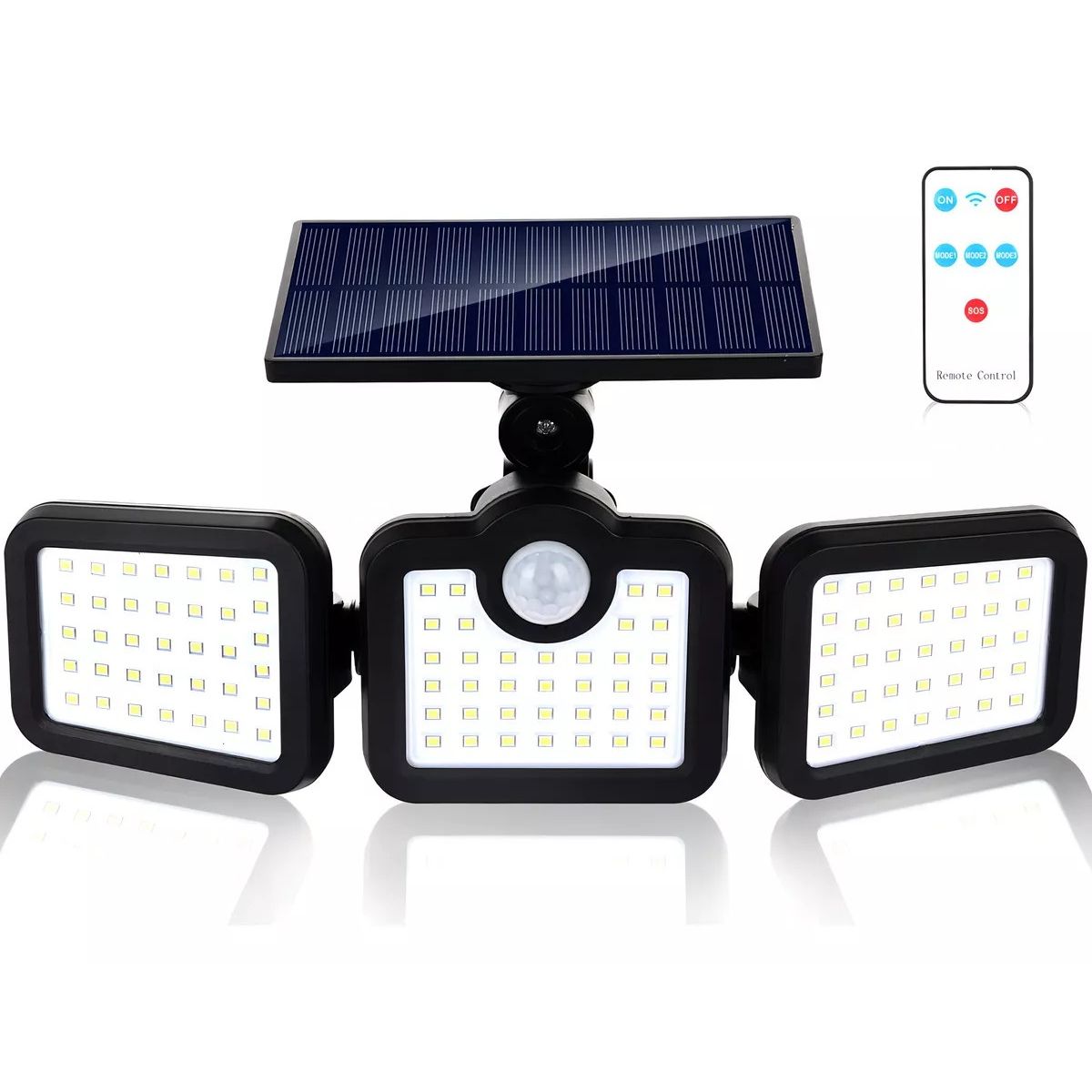 GENERICO - Luces Solares Exterior, Con Sensor De Movimiento, 3 Modos, 270º, Impermeable