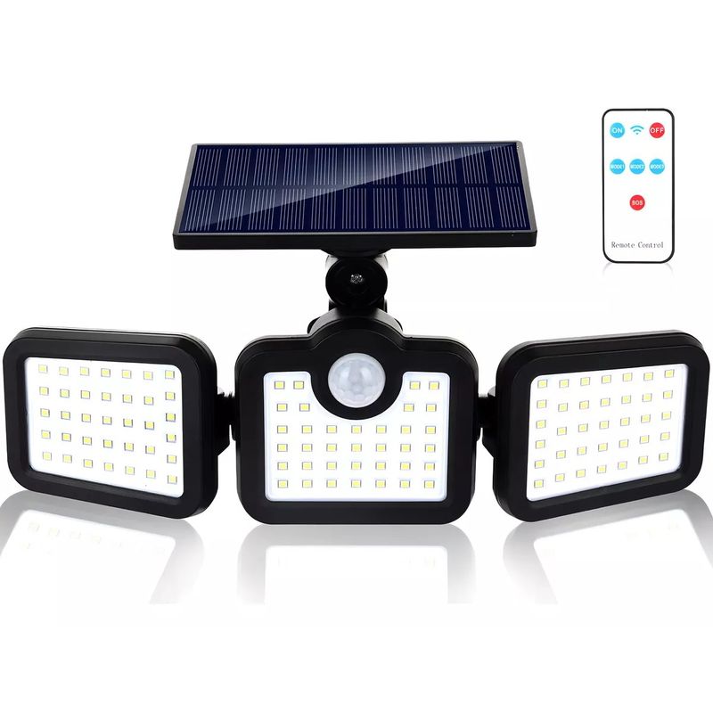 GENERICO - Luces Solares Exterior, Con Sensor De Movimiento, 3 Modos, 270º, Impermeable