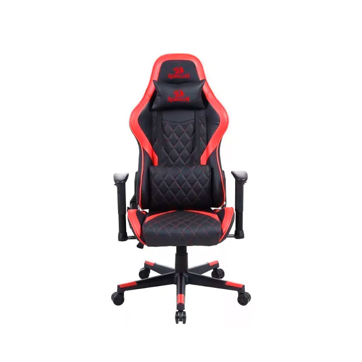 REDRAGON - Silla Gamer Redragon Gaia Black Red Reclinable Ergonomica
