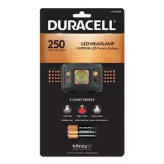 DURACELL - Linterna Led 250 Lúmenes de cabeza