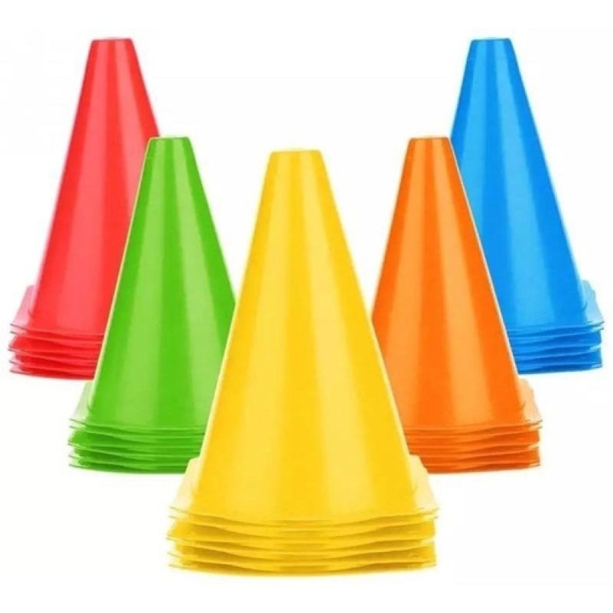 GENERICO - 10x Cono 23cms Agilidad Entrenamiento Crossfit Señalización