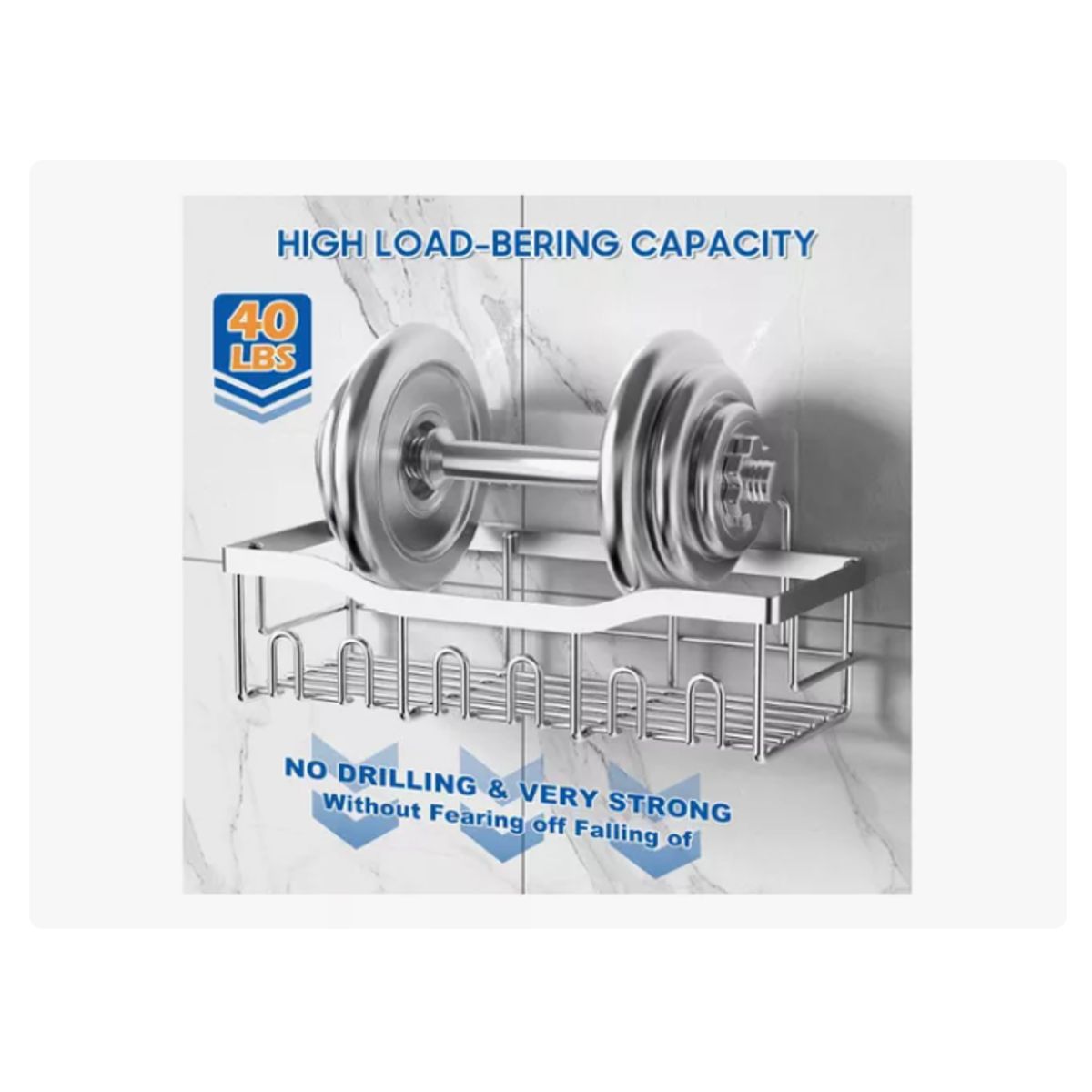 GENERICO - Set 5 Organizadores Esquineros De Ducha Colgadores Jaboneras