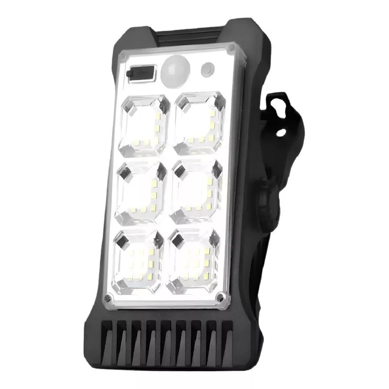 GENERICO - Foco Solar Led Sensor Movimiento Tipo Pinza Clip Fácil