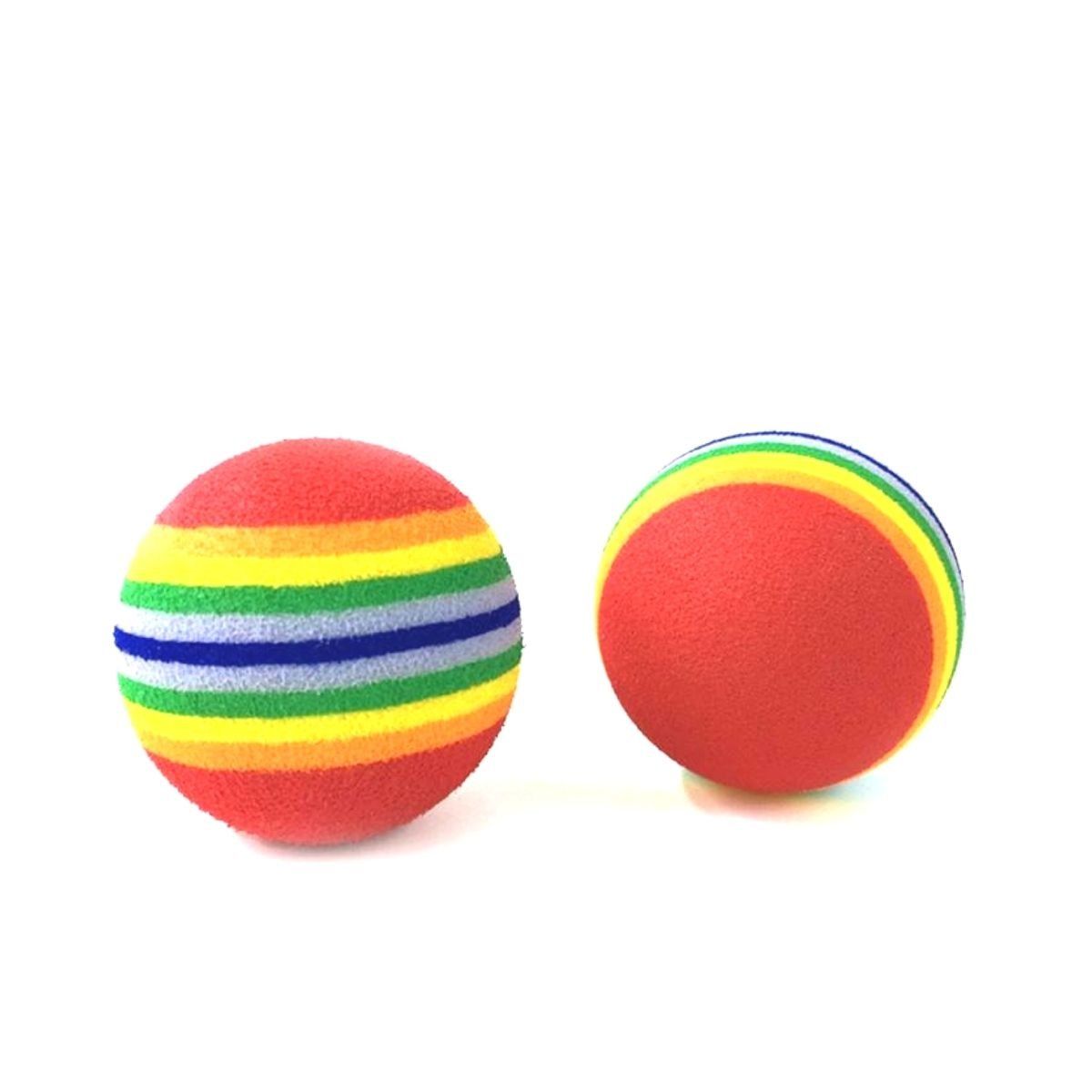 PAWISE - Pelotas para Gatos Arco Iris Pawise X3 Juguetes para Gatos