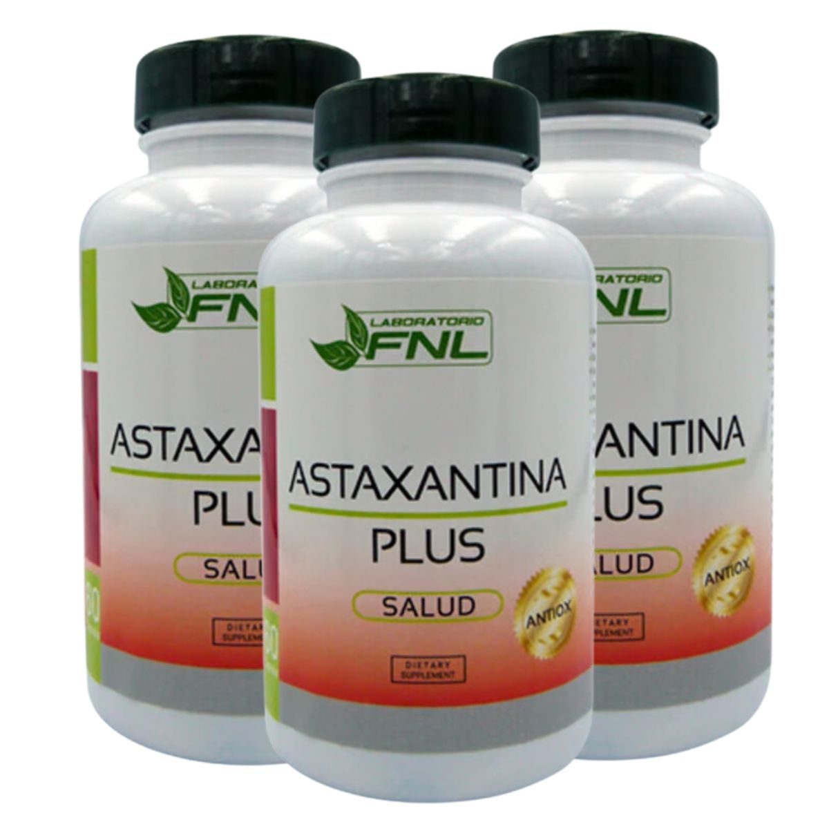 FNL - Astaxantina Plus 180 Cápsulas Blandas FNL Pack 3 Frascos