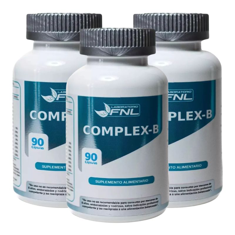 FNL - B Clomplex 270 Capsulas FNL Pack 3 Frascos