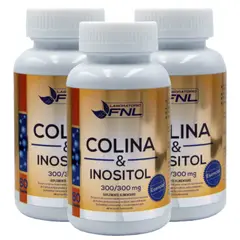 FNL - Colina & Inositol 180 Cápsulas Pack 3 Frascos