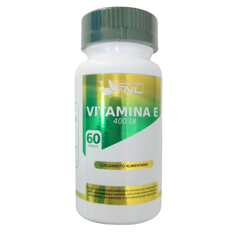 FNL - Vitamina E 400 Ui 60 Cápsulas FNL
