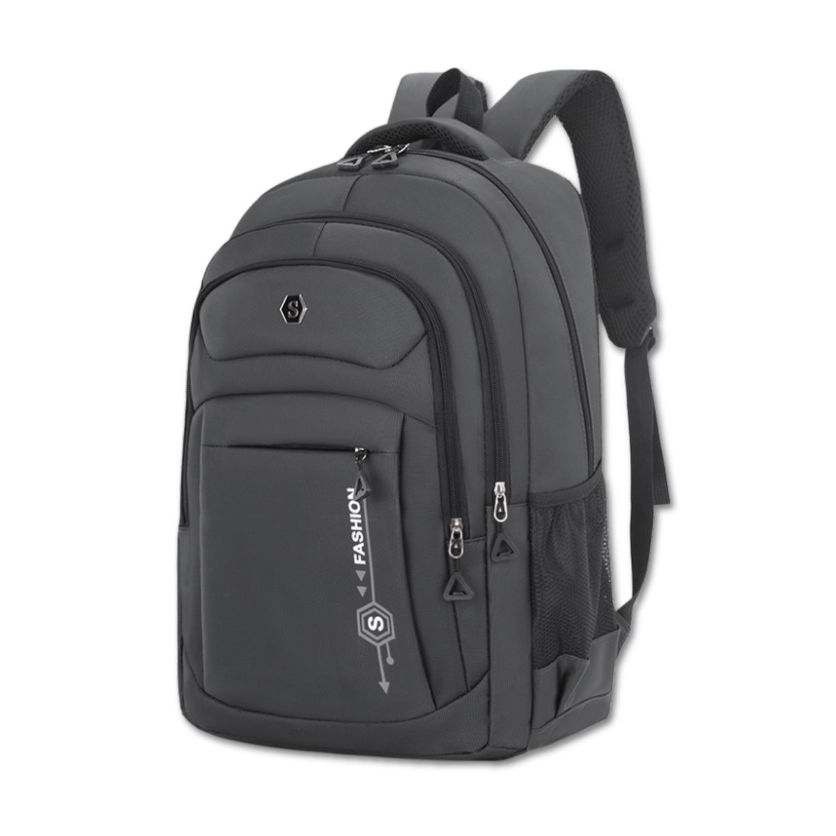 UTILISIMO - Mochila Escolar Juvenil Universitario Hombre 45cm Multifuncional Grey