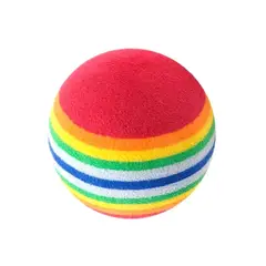 PAWISE - Pelotas para Gatos Arco Iris X5 Juguetes para Gatos