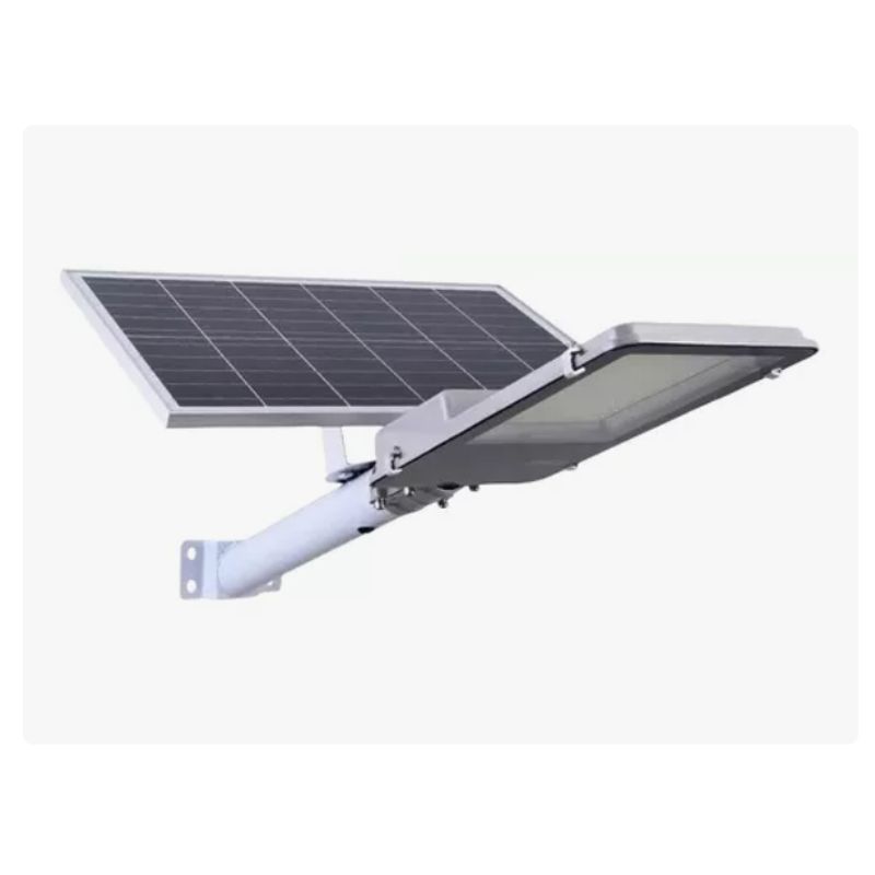 GENERICO - Lámpara Solar Led 1200w TodoEnUno Control Remoto Exterior Estructura