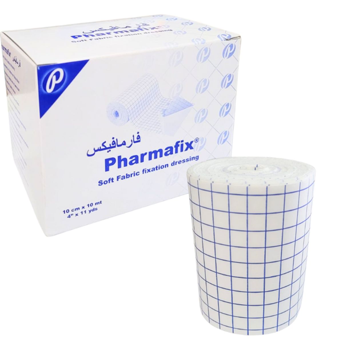 GENERICO - Venda Gasa Elástica Adhesiva Pharmafix 10Cm X 10Mt Unidad Tipo Fixomull