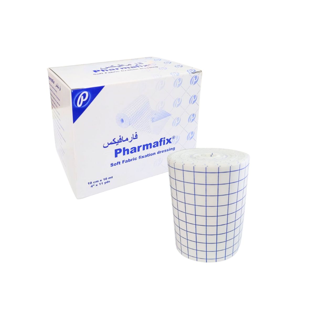 GENERICO - Venda Gasa Elástica Adhesiva Pharmafix 10Cm X 10Mt Unidad Tipo Fixomull