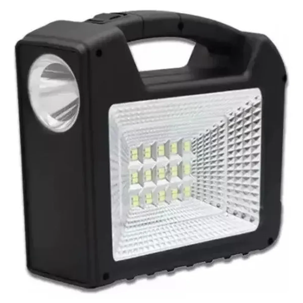 GENERICO - Kit Solar Portátil Recargable Incluye 3 Ampolletas+ Cable