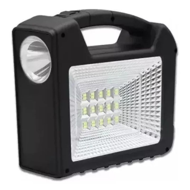 GENERICO - Kit Solar Portátil Recargable Incluye 3 Ampolletas+ Cable