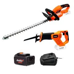 REDBO - Pack sierra sable + Cortaseto + Cargador + Batería 30ah