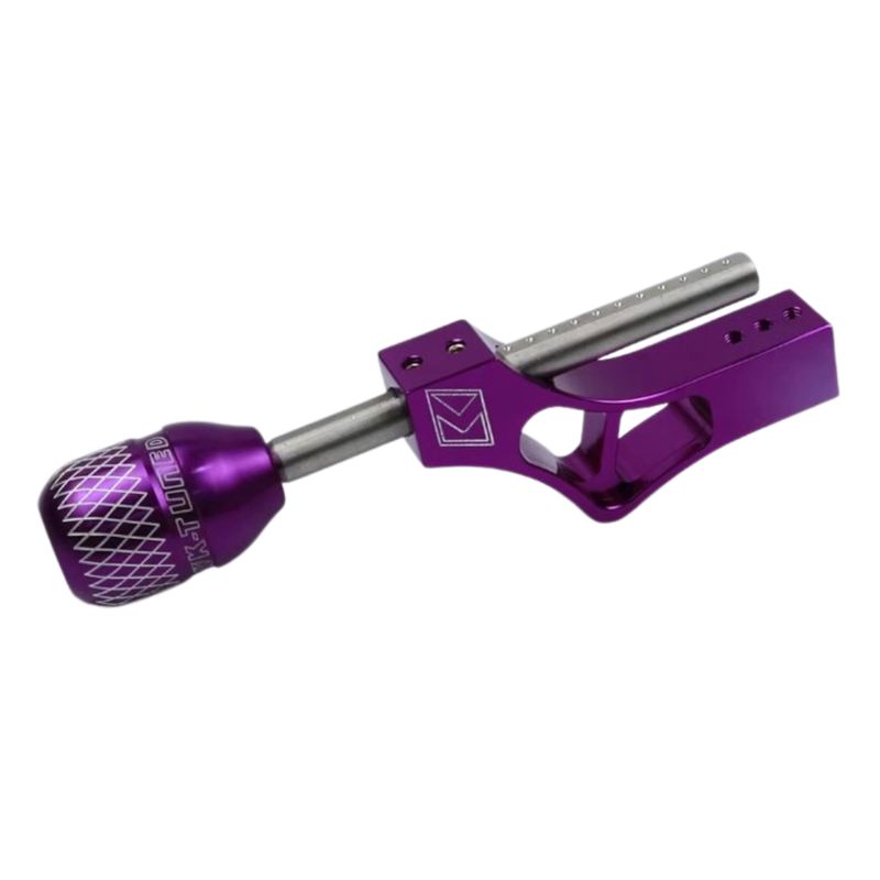 GENERICO - Pomo Palanca De Cambio + Extensión Tuning Universal Morado