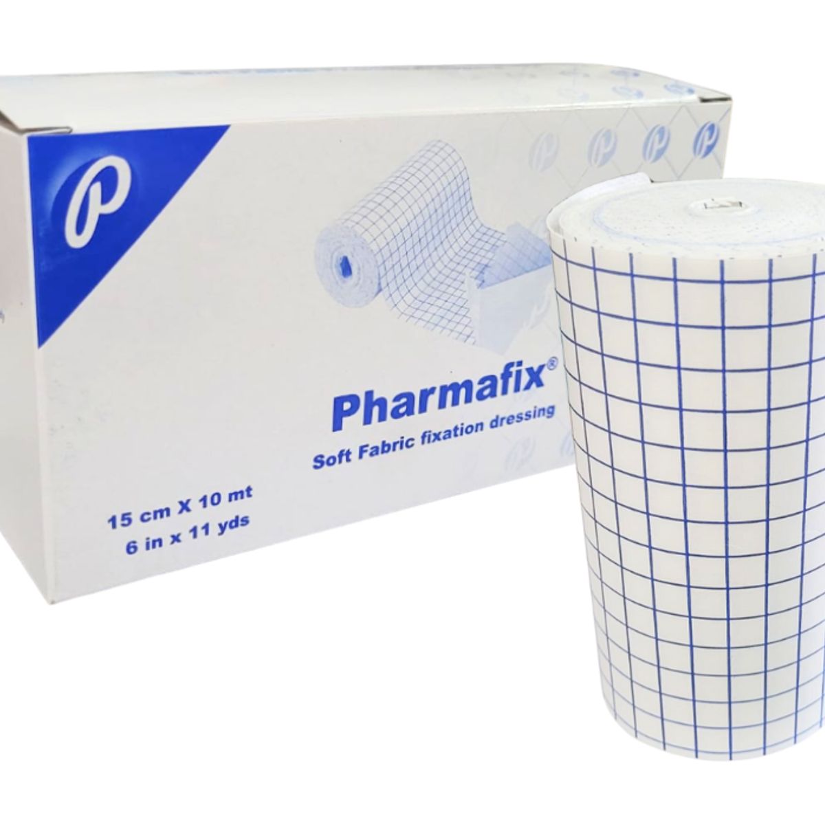 GENERICO - Venda Gasa Elástica Adhesiva Pharmafix 15Cm X 10Mt Unidad Tipo Fixomull