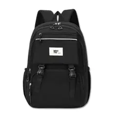 UTILISIMO - Mochila Escolar Juvenil 48cm Diseño Unicolor Light Black