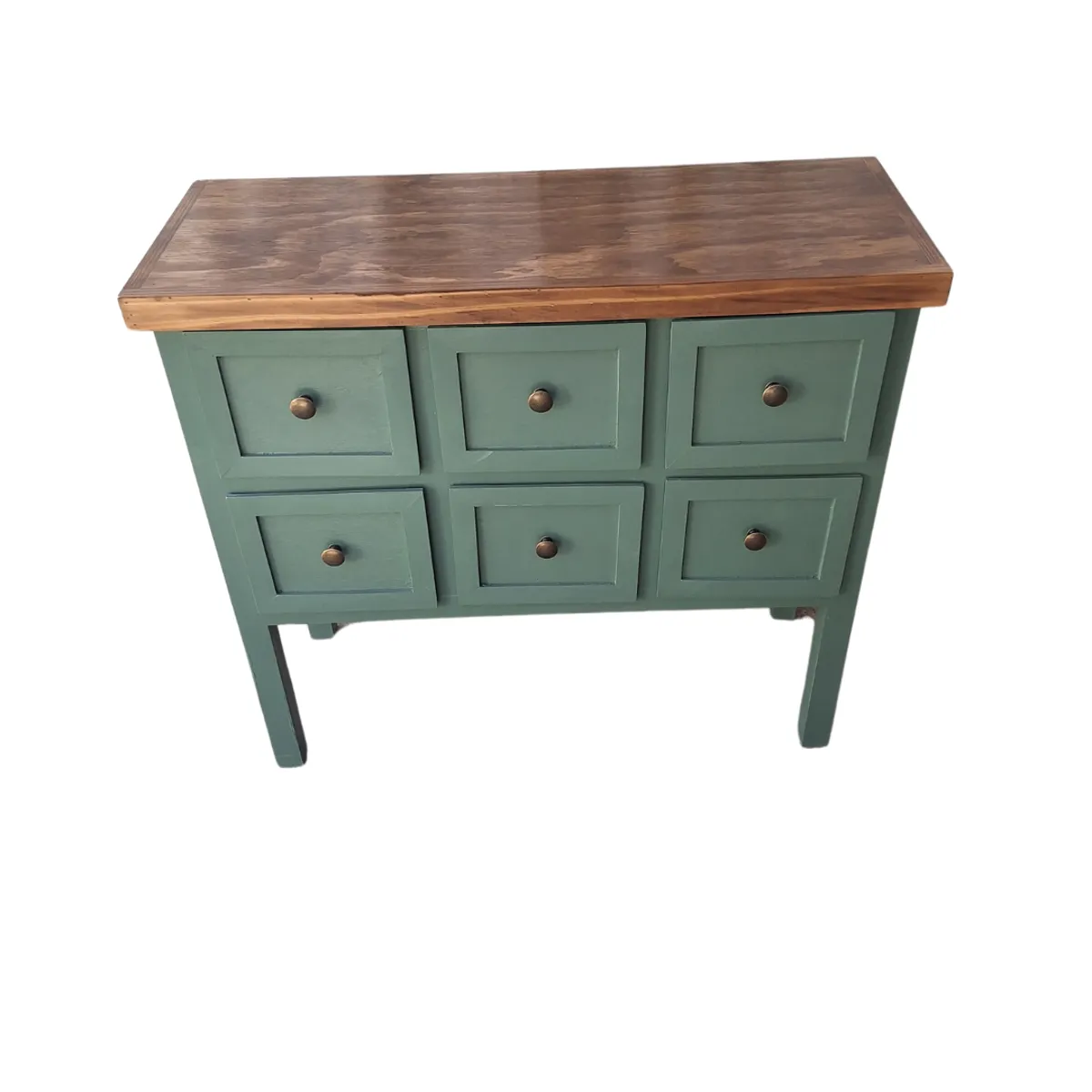 CASAHOGGAR - Mueble Urbino 6 Bicolor Verde