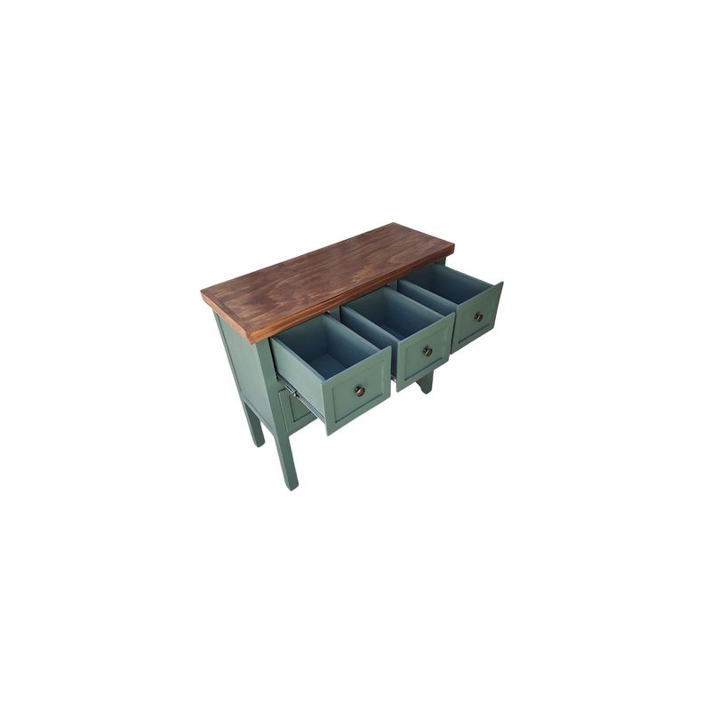 CASAHOGGAR - Mueble Urbino 6 Bicolor Verde