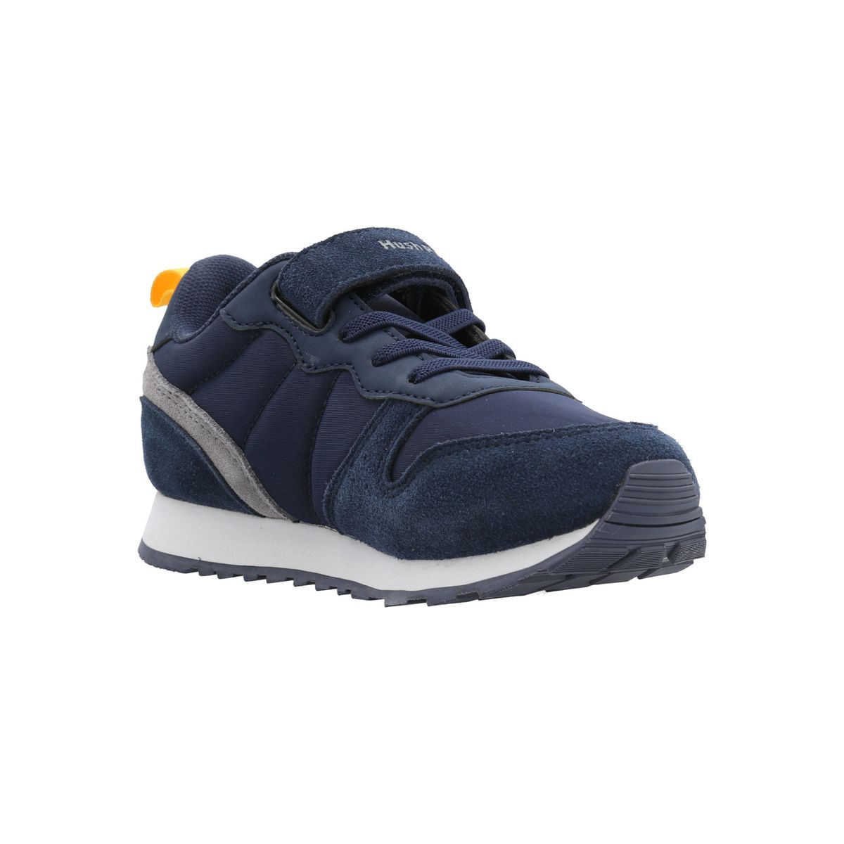 HUSH PUPPIES - Zapatilla Cuero Janet-K Vl Niño Azul HUSH PUPPIES