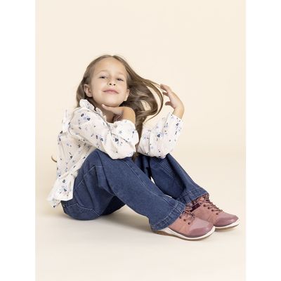 Imagen 2 del producto Zapatilla Cuero Moveland Niña Rosado