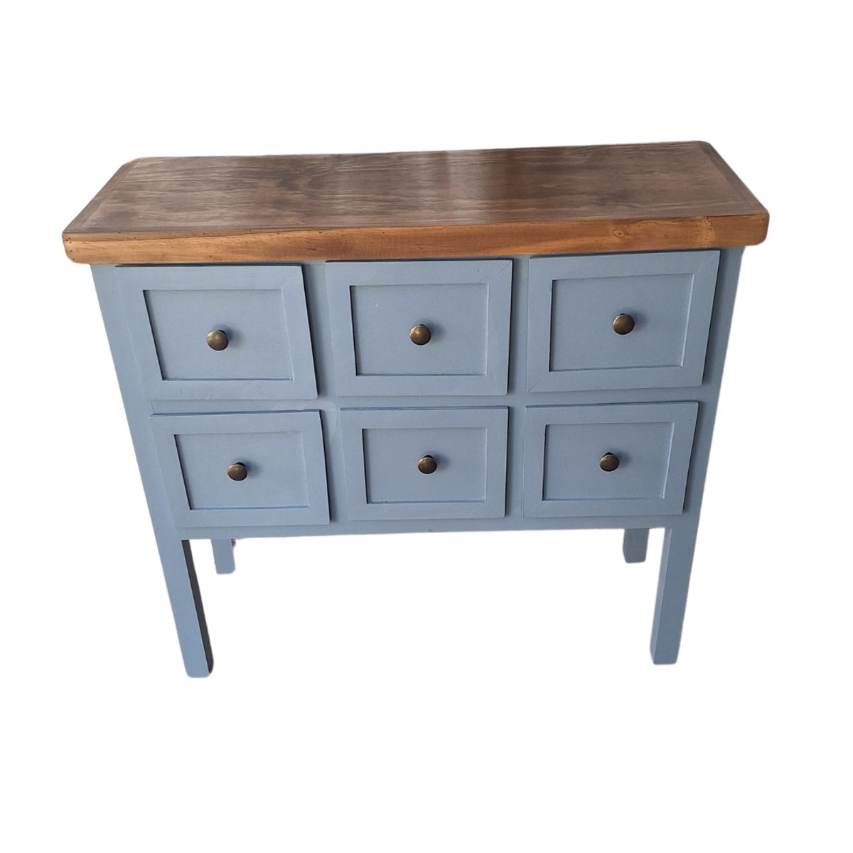 CASAHOGGAR - Mueble Urbino 6 Bicolor Celeste